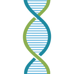 DNA Double Helix Illustration Science Medical Genetics Vector