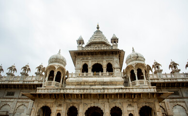 Jaswant Thada mausoleum, Tourist landmarks of Jodhpur, India.