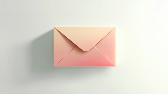 Email and mail correspondence icon: open envelope with a letter or message