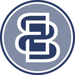 BB Monogram Logo in a Circular Frame