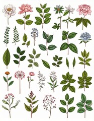 Vintage Botanicals Background