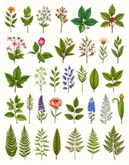 Vintage Botanicals Background