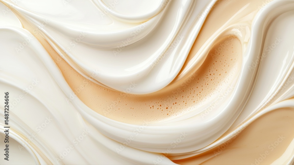 Poster smooth cream and coffee abstract texture texture abstract smooth coffee cream pattern background mix