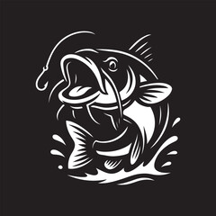 Fish Silhouette Vector Illustration