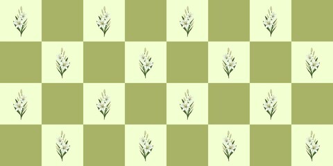 Seamless watercolour and unique floral pattern background for covers, notes, Soft backgrounds colour. Watercolour art work. Flower stalk. Colourful flower.