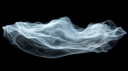 Fototapeta premium Abstract Blue Particle Cloud Digital Art