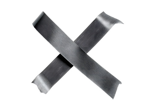 Duct Tape X PNG Transparent