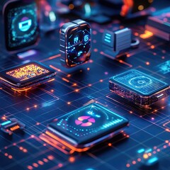 Self-powered smart devices with ambient energy harvesting integrating energy-efficient technologies, such as solar and vibration energy, to power wearable devices, sensors