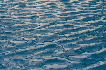 Crystal Clear Pool Water Texture in Cyprus with Sunlight Sparkles