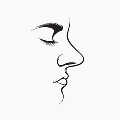 vector illustration of a woman