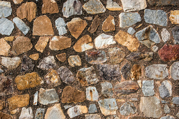 Background of ancient stone wall.