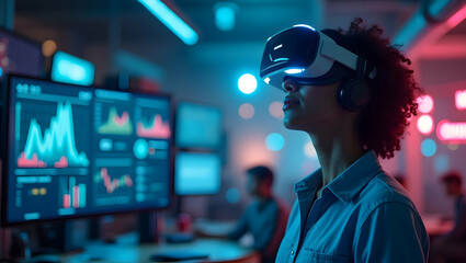 U.S. Stock VR headset wearer explores tokenized assets in virtual marketplace (4).jpg