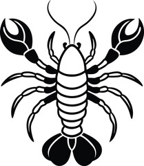 black spider vector illustration