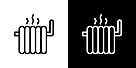 Radiator icon symbol pictogram UX UI designs
