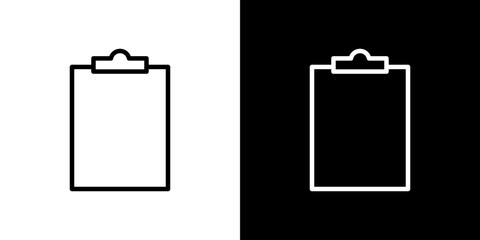 Clipboard icon symbol pictogram UX UI designs