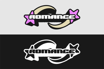 Y2K Style Graphic Design vector