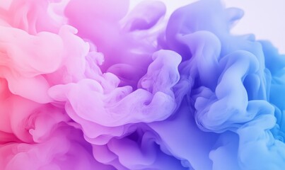 Obraz premium Purple smoke floats
