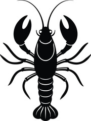 vector illustration of a lobster