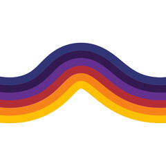 Colorful Wave Lines