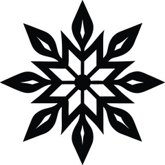 black and white abstract flower