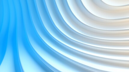 Obraz premium Abstract Blue and White Wave Background