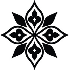 black and white tattoo design