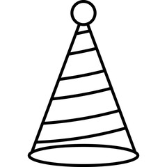 Outline Birthday Element