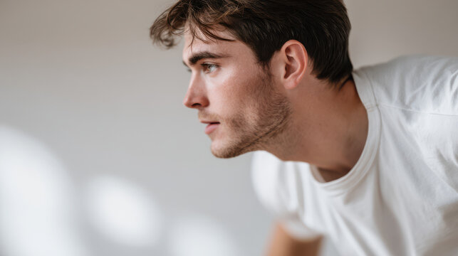 dynamic portrait of table tennis player captured in motion with focus on one hand