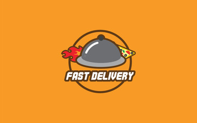 Food Delivery Icon, Fast Food Logo Design, Online Food Order Symbol, Delivery Scooter Emblem, Takeaway Food Icon, Fast Food Packaging Logo, Mobile Food Delivery Icon, Quick Meal Service Symbol, 