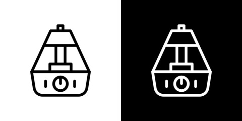 Humidifier icon logo symbol for UX UI designs