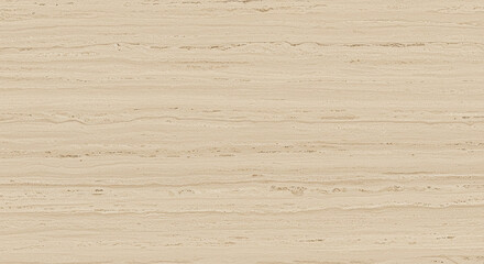 A close up of a beige colored travertine stone surface with horizontal lines and subtle variations texture