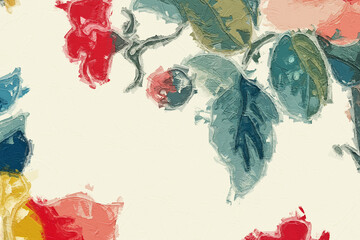 Various oil paintings, flowers, cats, dogs, village houses, landscapes, forests, swallows, chrysanthemums, rabbits, birds