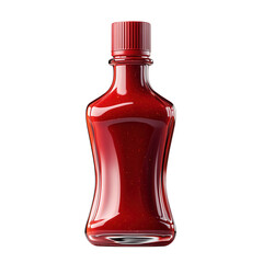 ketchup bottle on transparent background 