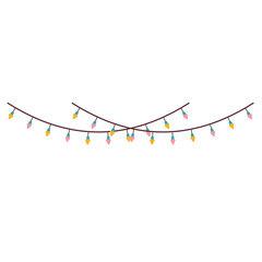 String Lights Birthday Decoration