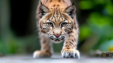 Obraz premium Bobcat Approaching