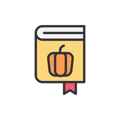 Vegetable Cookbook Icon With Delicious Recipes And Cooking Instructions