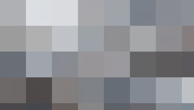Abstract Grey Scale Pixelated Mosaic Pattern