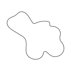 Obraz premium abstract blobs outline for background