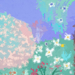 Various oil paintings, flowers, cats, dogs, village houses, landscapes, forests, swallows, chrysanthemums, rabbits, birds