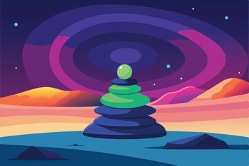 Fototapeta premium ufo in the sky