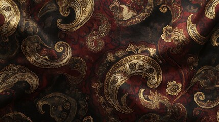 A wallpaper with geometric embossed elements and depth

