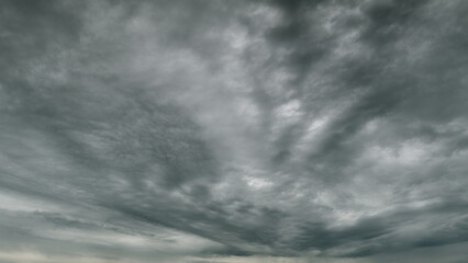 A Stunningly Dramatic Cloudy Sky Captured from Below Providing an Impressive View