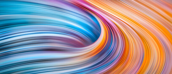 Obraz premium Abstract Colorful Swirl Design