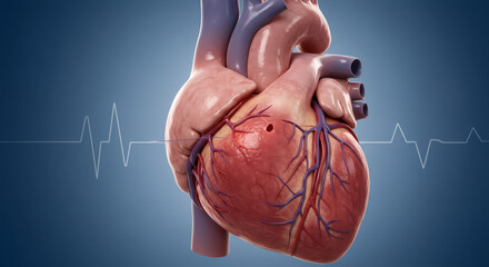 Atrial Septal Defect in Human Heart