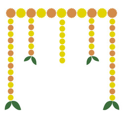 Haldi ceremony decoration elements, mehendi for Indian Wedding Invitation. Haldi decoration, Haldi invitation, Indian wedding decoration elements vector,