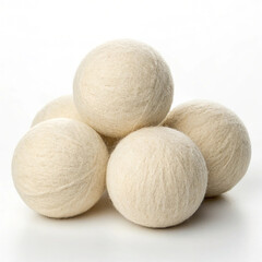 Wool dryer ball set natural fabric softening