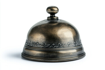 Metal bell on top.