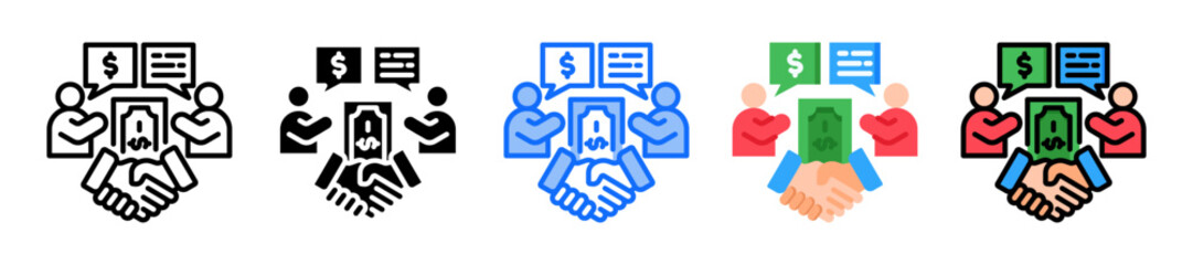 Salary Negotiation Icon