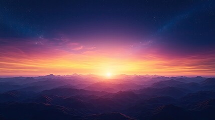 Fototapeta premium Capture the dynamic financial journey through a radiant and blissful landscape in soft glow style, with vibrant colors and high-angle perspective, 