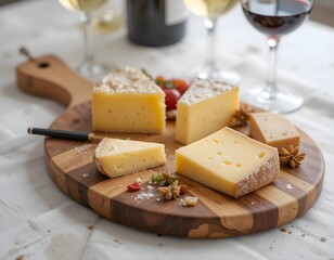 cheese and wine